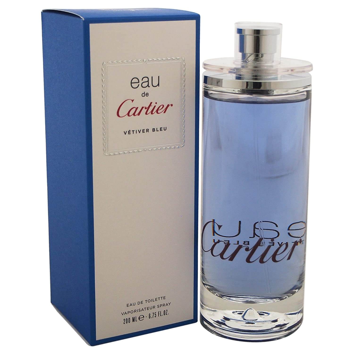 Perfume Vetiver Bleu Eau Cartier EDT 200 ML